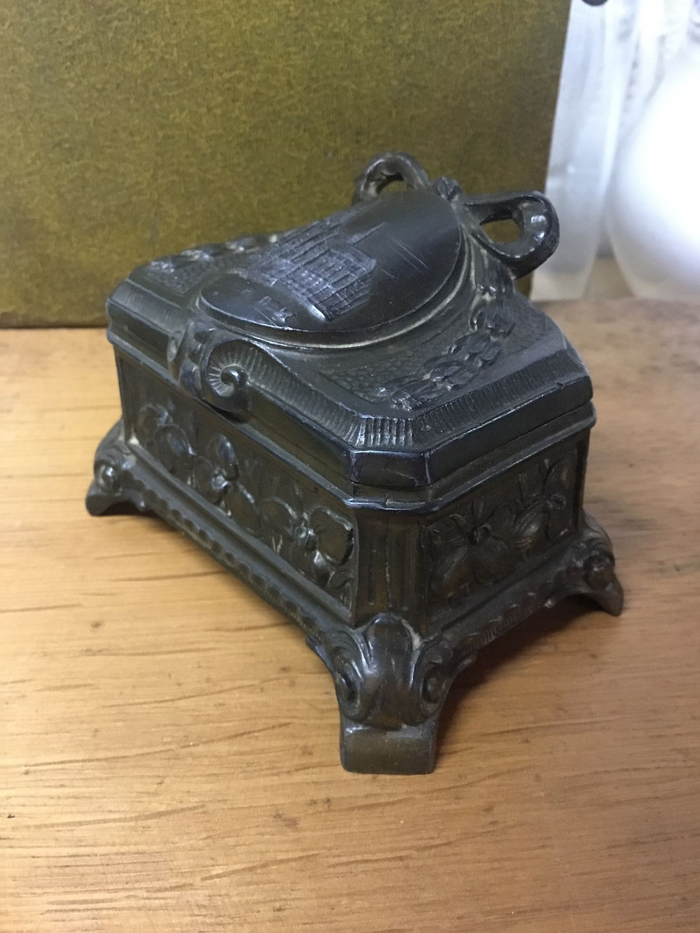 Thumbnail: Pewter Jewellery Casket