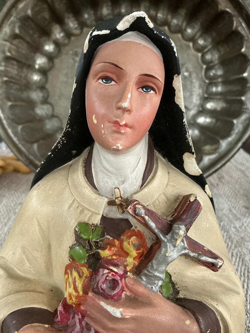 Thumbnail: Saint Therese StatueSOLD