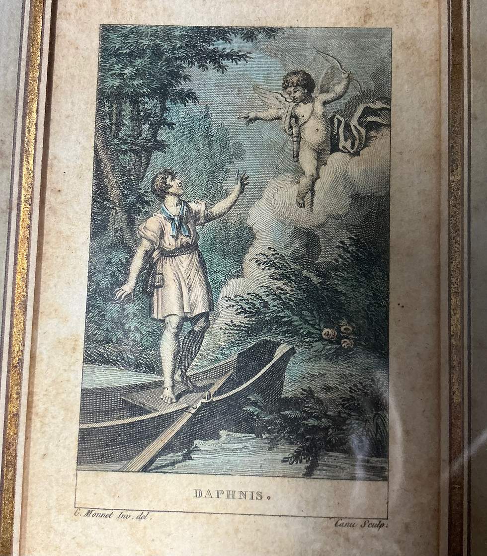 Thumbnail: Pair of Whimsical Engravings