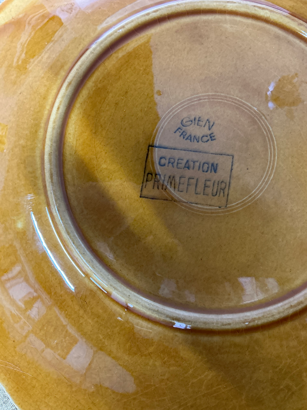Thumbnail: Pair of Gien Plates
