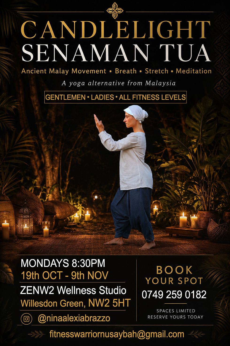 Senaman Tua by candlelight