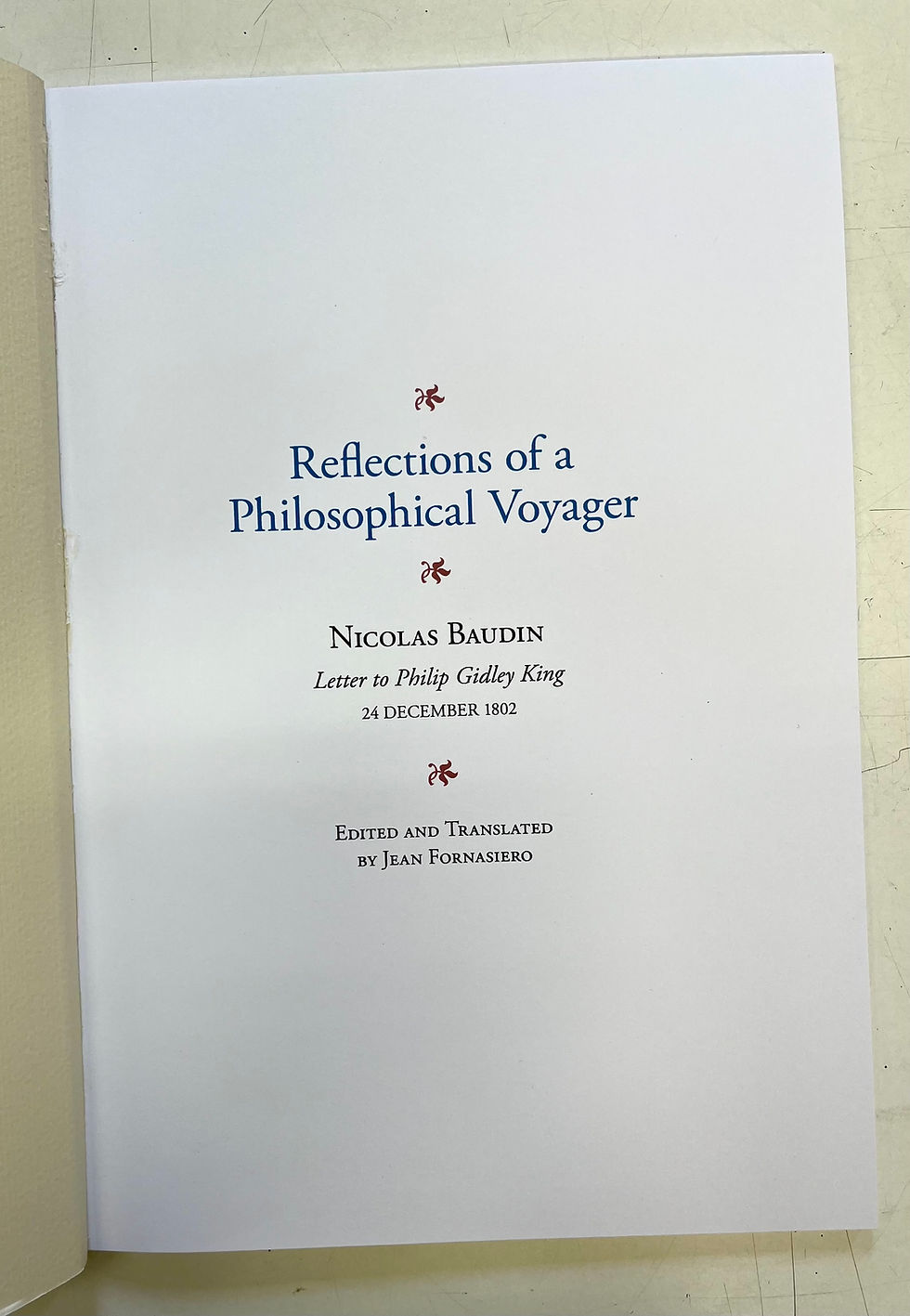 Thumbnail: Reflections of a Philosophical Voyager: Exhibition catalogue