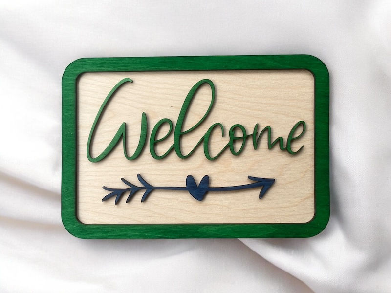 Quadretto "Welcome"