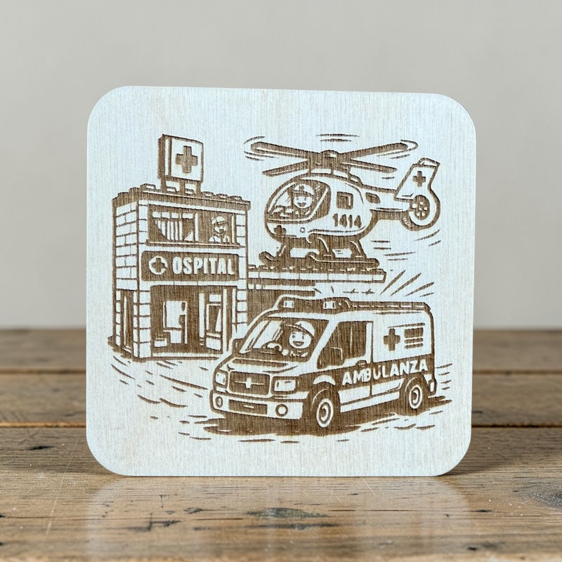 Miniatura: Set di 8 sottobicchieri (incl. 3 proposte personalizz.)