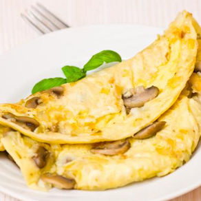 بيض اومليت بالمشروم