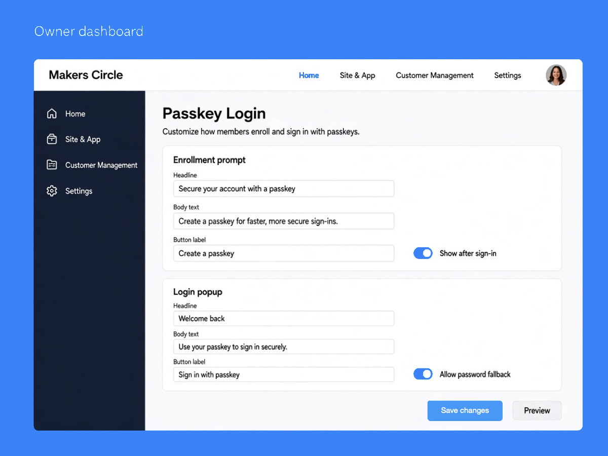 Passkey Login screenshot 5