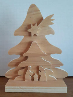 Crèche sapin puzzle