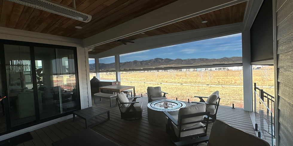 Inside looking out view of MagnaTrack screen