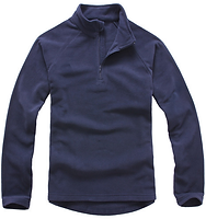 拉鏈衛衣,立領拉鏈衛衣_深藍色