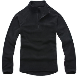 拉鏈衛衣,立領搖粒絨拉鏈衛衣_黑