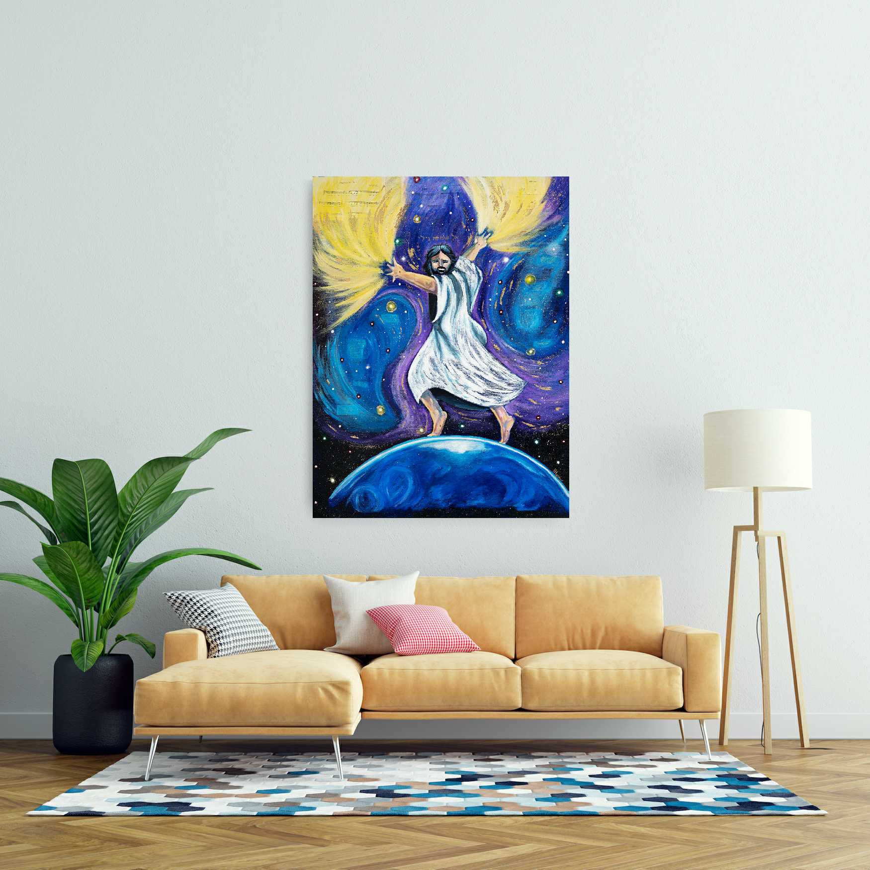 God My Exceeding Joy Canvas