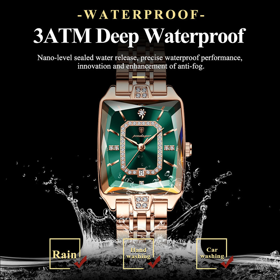 Thumbnail: POEDAGAR Luxury Watch For Woman 