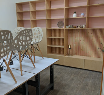 1 of 2 Hand-building rooms for Clayroom Potrero for ceramics