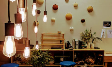 Calm space for members to throw on the pottery wheel in San Francisco