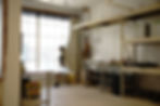 Industrial workspace at Studio Commons with large windows
