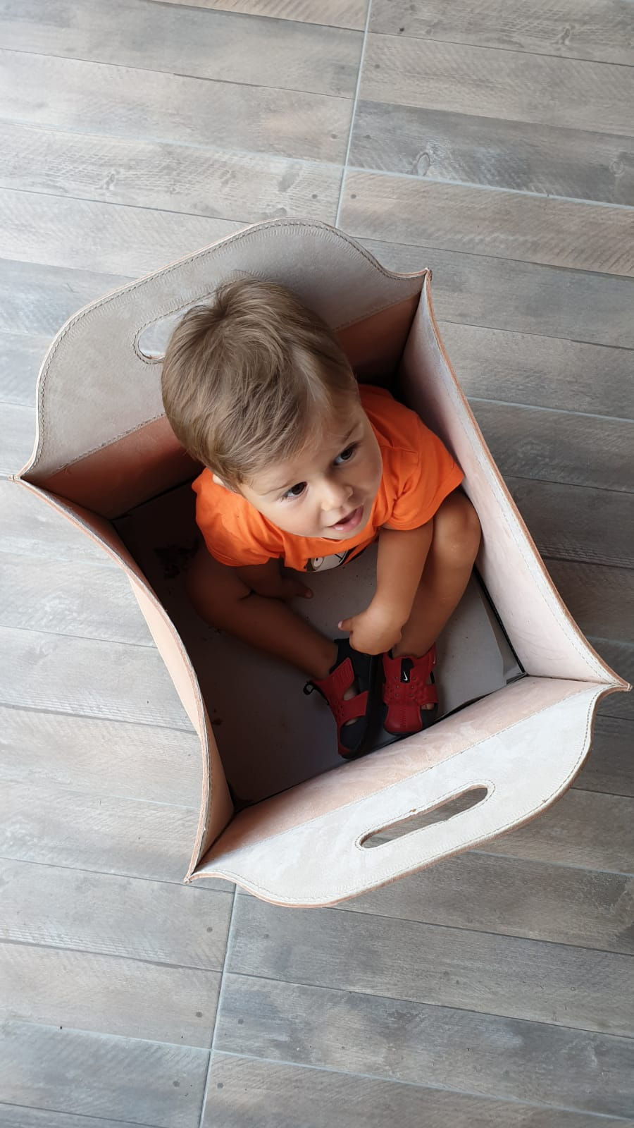 Kožená taška na drevo ART Kráľovič