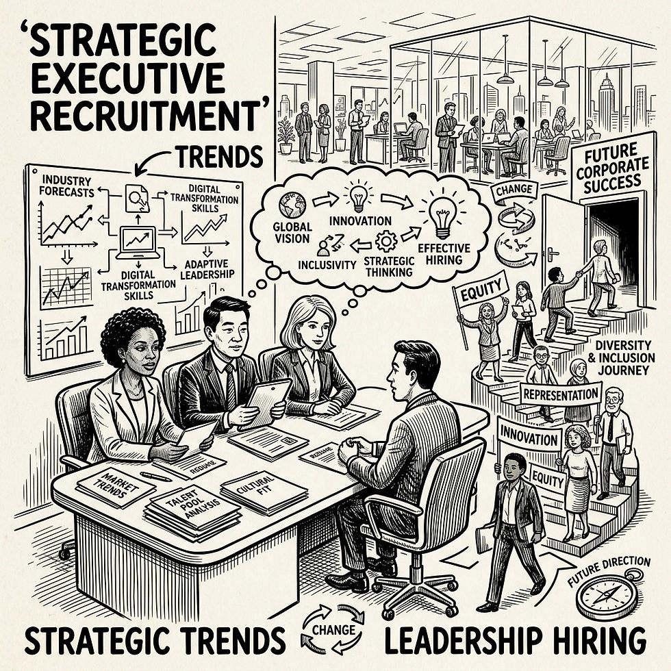 Strategic Executive Recruitment: Navigating Trends, Diversity, and Effective Leadership Hiring in Today’s Corporate World