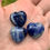 Thumbnail: Tiny sodalite hearts at Metaphysical crystal shop