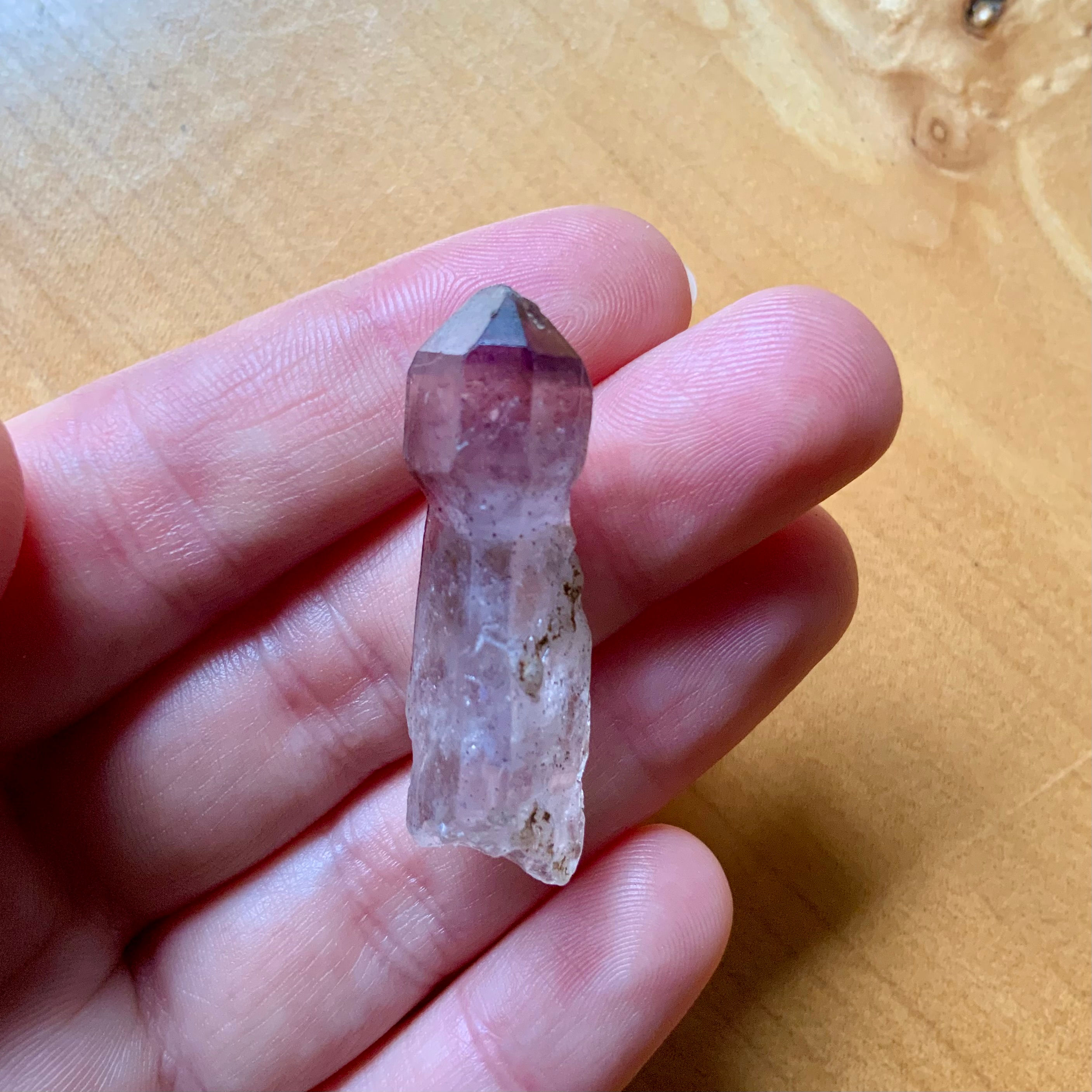 amethyst sceptre point at metaphysical crystal shop