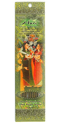 Hari amber sandalwood incense by Prabhuji's Gifts at metaphysical crystal shop