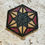 Thumbnail: Six pointed star sacred geometry leather patch by luminara designs at metaphysical crystal shop