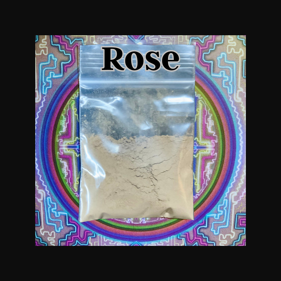 Nukini Rose amazonian hapé Rapeh Brazil at metaphysical crystal shop canada