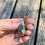 Thumbnail: Turquoise copper wire wrapped pendant on copper chain at metaphysical crystal shop