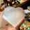 Thumbnail: Large Selenite heart at metaphysical crystal shop Canada