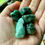 Thumbnail: Tumbled emerald crystal