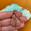 Thumbnail: Peach moonstone copper wire wrapped pendant by Sah at metaphysical crystal shop in Canada