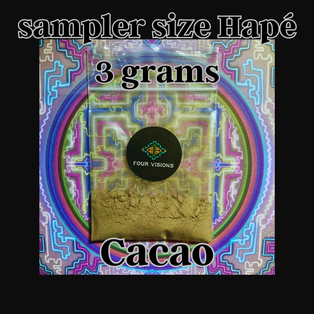 Cacao Warrior Heart Amazonian Hapé Rapeh Four Visions at metaphysical crystal shop canada