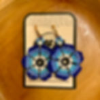 Beaded flower earrings indigenous made in Columbia at Metaphysical crystal shop