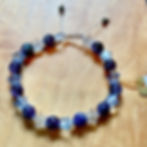 Amethyst Gemstone adjustable bracelet by Sah at Blue Apples metaphysical crystal shop