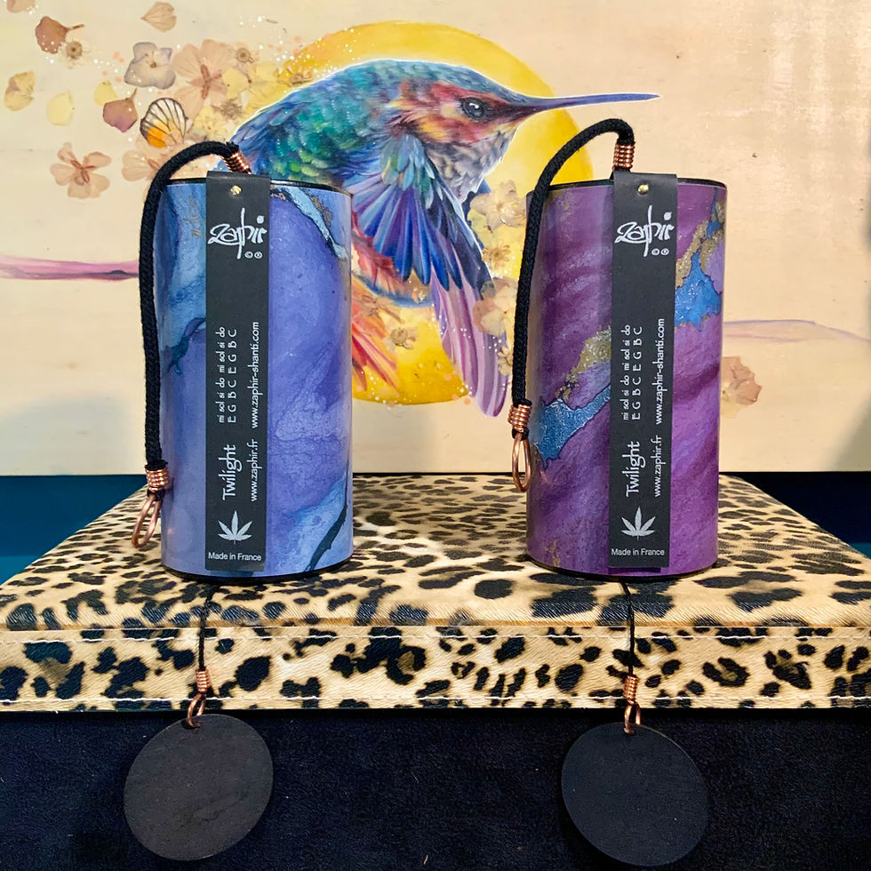 Thumbnail: Twilight tuning Zaphir chimes from blue apples metaphysical crystal shop