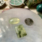 Prehnite cabs jewelry making crystals at metaphysical crystal shop canada