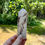 Thumbnail: Hematite in Quartz tower 4 inches at metaphysical crystal shop Canada