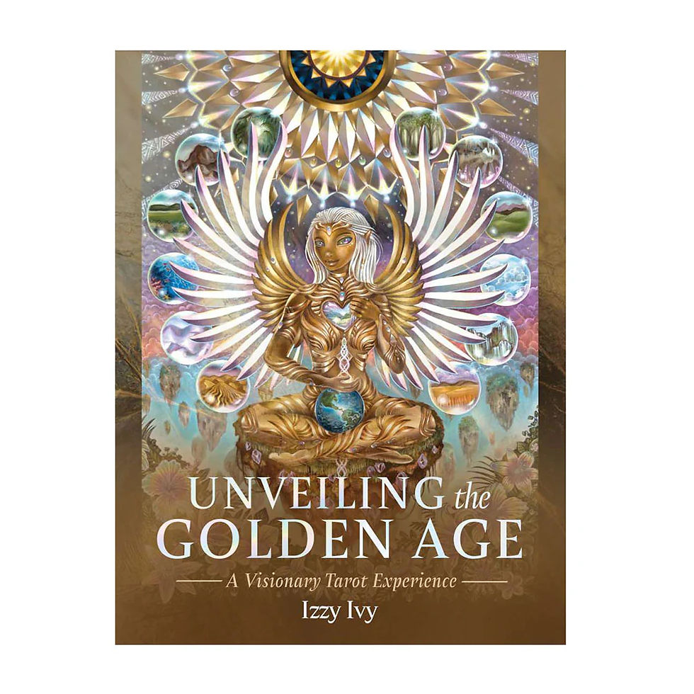 Unveiling The Golden Age Oracle Cards by Izzy Ivy at metaphysical crystal shop