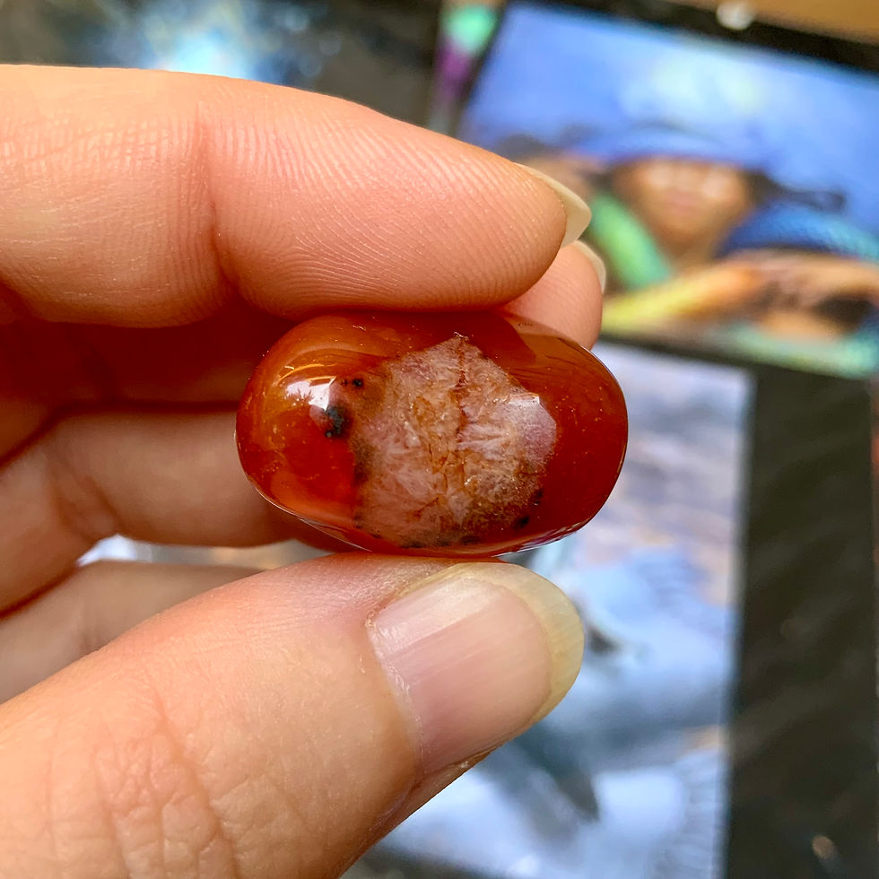 Thumbnail: Tumbled Carnelian at metaphysical crystal shop canada