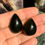 Thumbnail: Rainbow obsidian cabs 2 pieces for jewelry making at metaphysical crystal shop canada