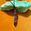 Thumbnail: Blue kyanite copper wire wrapped pendant on copper chain at metaphysical crystal shop