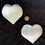 Thumbnail: Large Selenite heart at metaphysical crystal shop Canada