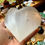 Thumbnail: Large Selenite heart at metaphysical crystal shop Canada