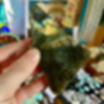 Labradorite slab at metaphysical crystal shop