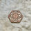 Thumbnail: Six pointed star leather patch by luminara designs