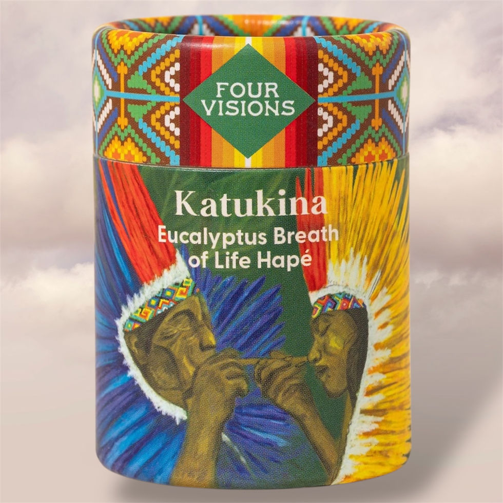 katukina Eucalyptus Breath of Life Amazonian Hapé Four Visions at metaphysical crystal shop Canada