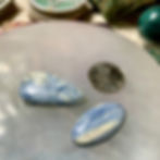 Blue Kyanite cabs for jewelry making at metaphysical crystal shop canada