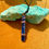 Thumbnail: Blue kyanite copper wire wrapped pendant on copper chain at metaphysical crystal shop