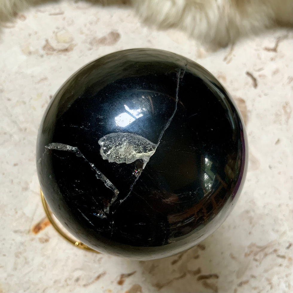 2.75 inch dark smoky Quartz sphere crystal ball at metaphysical crystal shop
