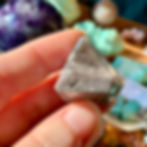 Lithium Quartz freeform carved at metaphysical crystal shop Canada
