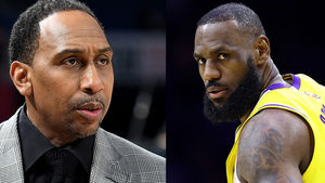Stephen A Smith and Lebron James Face to face